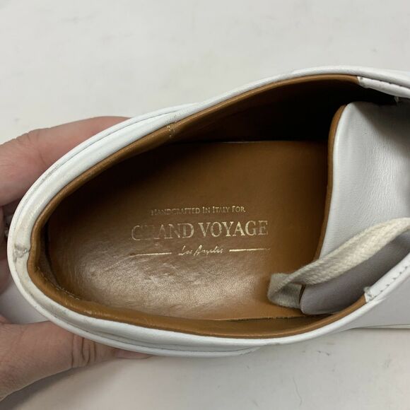 The Avedon Grand Voyage White‎ Leather Sneaker 9 - Picture 10 of 11